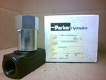  Parker 9N1600SF 1" Needle Valve Inline Hydraulic Flow Control Image