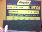  Acopian B24G500M Regulated Power Supply 110VAC Input to 24VDC 5A Output G13 Image