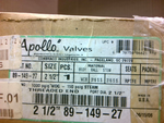  Apollo 89-149-27 Ball Valve 2-1/2" Threaded End 1000 psig WDG Image