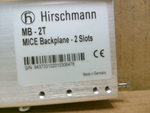  Hirschmann MB-2T Mice 2-Slot Expansion Backplane Module Factory Sealed Image