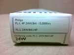  Philips PL-L 4P  Fluorescent Light Bulb 15000 hours 24W/841 2G1 Image