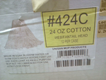  Unisan #424C Cotton Mop Head 24oz Web/Fantail (Pack of 12) Image