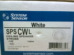  System Sensor SPSCWL Celling Fire Alarm Speaker/Strobe White Image