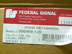  Federal Signal 350WB-120 Weatherproof Horn Back Box 120VAC Gray Image
