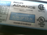  Philips Advance ICN-3P32-N 3-Lamp Ballast 120/277V 50/60HZ Image