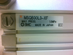  SMC MSQB30L3-XF Actuator w/ Rotary Table Image