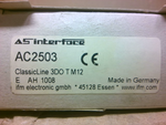  IFM AC2503 Module Classicline 3D0 T M12 Image
