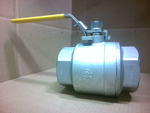  Sharpe 1000CWP Ball Valve 3" Inline Stainless w/ Locking Handle Image
