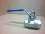  OVC 1000WOG 3/4" Ball Valve Stainless w/ Locking Handle Image