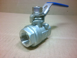  OVC 1000WOG 3/4" Ball Valve Stainless w/ Locking Handle Image
