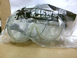  MCR Crews 2230R Lab Safety Goggles Vented Chemical Splash  (4 PCS) Factory Sealed Image