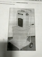 Encon 01104055 Gravity Fed Eyewash Station with Roll-A-Round Cart Image