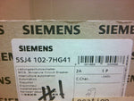 Siemens 5SJ4 102-7HG41 Miniature Circuit Breaker 2A 1P Image