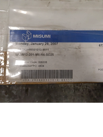  Misumi SFJW12-201-M6-N6-SC25 Precision Linear Shaft Factory Sealed Image