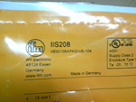  IFM IIS208 Proximity Sensor 10-30 VDC 100mA Factory Sealed Image