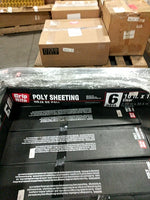  Grip Rite 610100C Clear Poly Sheeting 6Mil 10ft x 100ft Image