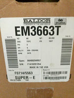  Baldor EM3663T 5HP Super-E Motor 184T Frame 3475RPM 230/460VAC Image