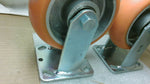  6" Caster Connection CC Apex Wheels 4 PCS Swivel and Rigid Image