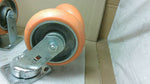  6" Caster Connection CC Apex Wheels 4 PCS Swivel and Rigid Image
