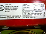  Simplex 4903-9142   Fire Alarm Speaker Strobe Volts RMS 25  Fla Image