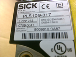 Sick PLS109-317 Safety Laser Scanner Short Range Image