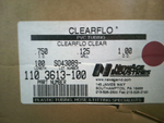  Clearflo 110 3613-100 Clear PVC Tubing 1" OD 3/4" ID 1/8" Wall 100FT Factory Sealed Image