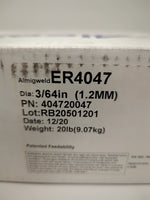  Alcotec Almigweld ER4047 3/64" x 20 LB Aluminum MIG Welding Wire (QTY) Factory Sealed Image
