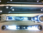  Proto 1185M-A Ratcheting Box Wrench Set= 1@15x17mm 12pt, 1@19mm Image