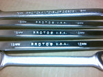  Proto 1215MHASD Wrench Set= 1@15mm Combination. 3@13mm x12mm Bo Image