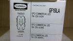  Hubbell GF15ILA Commercial Grade LED GFCI Receptacle, 15 Amps, Image