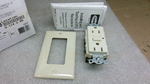  Hubbell GF15ILA Commercial Grade LED GFCI Receptacle, 15 Amps, Image
