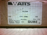  Watts F75-04BJ  Filter, 1/2" NPT Ports, 150 PSI Max 10 Bar Image