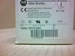  Allen Bradley 1492-SP1C040 Miniature Circuit Breaker 1 Pole 4A Image
