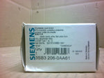 Siemens 3SB3 296-0AA61 White Push Button Flat Image