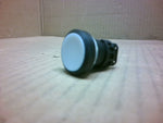  Siemens 3SB3 296-0AA61 White Push Button Flat Image
