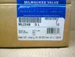  Milwaukee ML224B DL 3" Iron Butterfly Valve w/ Lever Handle Image