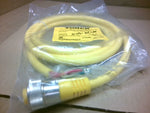  Turck RKM 35-2M Cable 7/8" 3 Pin Female Stright, 2M, 600V, 10A, Factory Sealed Image