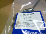  Silvent 007-P NPT Safety Air Gun Nozzle w/ 4-1/2" Pipe 100 PSI Factory Sealed Image