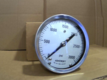  Ashcroft 45-1009-S-04B-3000# Gauge 0-3000 Psi 4-1/2 Inch Image