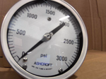  Ashcroft 45-1009-S-04B-3000# Gauge 0-3000 Psi 4-1/2 Inch Image
