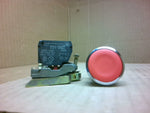  Telemecanique XB4BA42 Red Push Button Non-Illuminated 22mm Meta Image