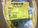  Turck RSM RKM 30-3M Minifast Molded Cordset 3 Pin Male/ 3 Pin F Factory Sealed Image