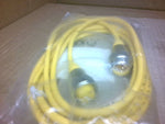  Turck RSM RKM 30-3M Minifast Molded Cordset 3 Pin Male/ 3 Pin F Factory Sealed Image