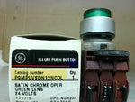  General Electric GE P9MPLVSDN12NCDL Green Lens Pushbutton Switch Image