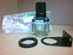  SMC AR40K-F03B Regulator w/ Panel Mount 0.05-0.85MPa 3/8" NPT Image