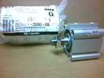  SMC CQ2B40TF-20DMZ-XB6 Pneumatic Cylinder 40mm Bore 20mm Stroke Max Pressure 1.0MPa Image
