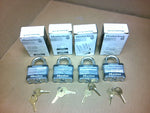  Master Lock No. 5 Padlock with 2 Working Keys (Lot of 4) Image