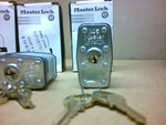  Master Lock No. 5 Padlock with 2 Working Keys (Lot of 4) Image