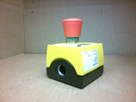  Siemens 3SB3 801-2EJ20 Emergency Stop Mushroom Pushbutton Image