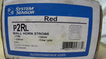  System Sensor P2RL Wall Horn Strobe Red Fire Indoor 2 Wire Clea Image